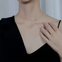 OMID 1 chiếc vòng cổ hình chim bằng bạc S925 cao cấp, kiểu dáng thời trang, có khóa cài cá nhân hóa, phù hợp cho phụ nữ dự tiệc. - vòng cổ - Xem 7