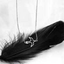 OMID 1 chiếc vòng cổ hình chim bằng bạc S925 cao cấp, kiểu dáng thời trang, có khóa cài cá nhân hóa, phù hợp cho phụ nữ dự tiệc. - vòng cổ - Xem 6