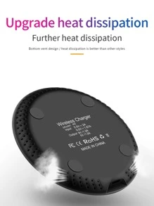 書桌快充無綫手機充電器 - 黑色 - 查看 5