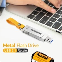 KODAK USB Flash Drive 512GB 256GB 128GB 64GB K133 Mini Metal Pendrive USB3.1 High Speed Memory Stick Unidad Flash For Laptop PC - Silver - View 6