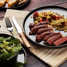 Beijiyi Dinnerware Set, Service For 4, Black Matte - Black - View 7