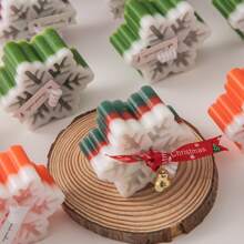 Small Snowflake Shaped Silicone Mold For Candle Making, Soap Making, Plaster Resin And Glue Making - White - View 5