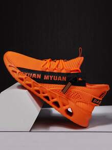 Men's Casual Athletic Shoes Comfortable And Versatile For Outdoor Activities - Orange - View 2