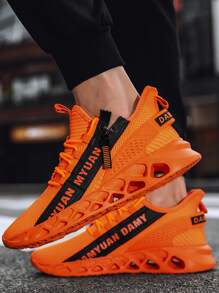 Men's Casual Athletic Shoes Comfortable And Versatile For Outdoor Activities - Orange - View 3