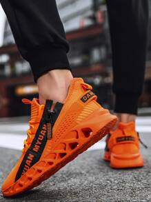 Men's Casual Athletic Shoes Comfortable And Versatile For Outdoor Activities - Orange - View 4