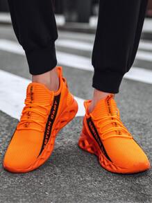 Men's Casual Athletic Shoes Comfortable And Versatile For Outdoor Activities - Orange - View 1