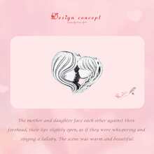 Miseff1入組925純銀母女珠帶心形吊墜，適合DIY手鍊、項鍊、半成品首飾，適合母親節或生日禮物 - 軍綠色 - 查看 9