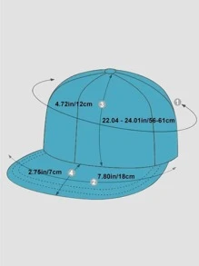 1pc Men's Baseball Cap With Mountain Embroidery Design, Outdoor Hip Hop Hat Street - Grey - View 3