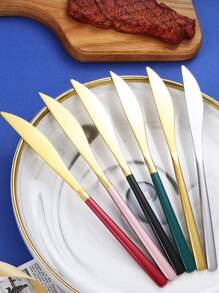 4pcs Stainless Steel Korean Style Western Steak Knives