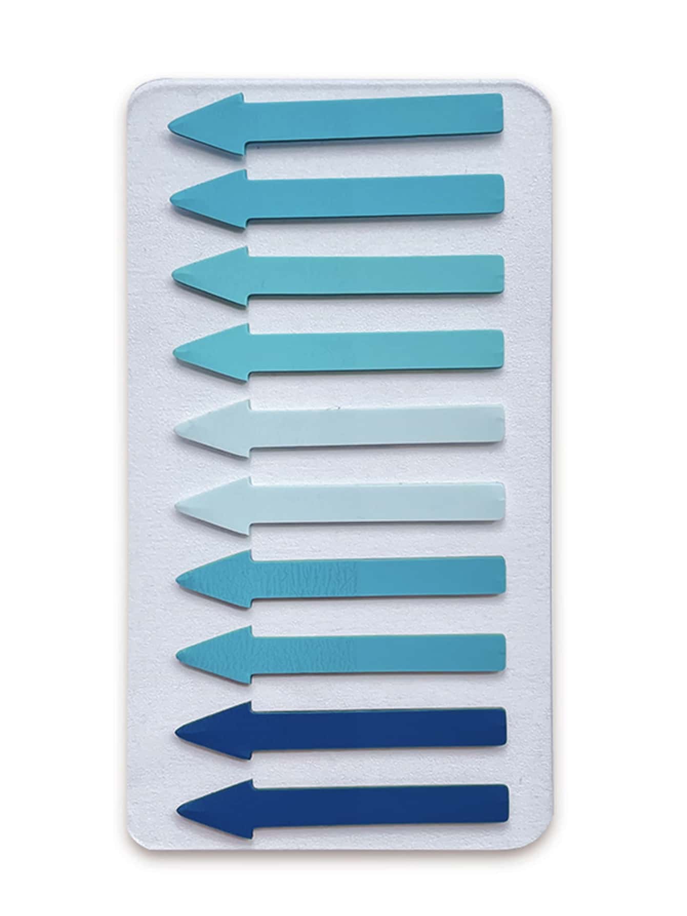 200入組/套彩色頁標記粘性索引標籤 - 藍色 - 查看 1