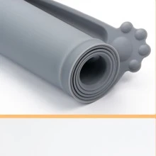 灰色的矽膠寵物餵養地墊 - 灰色 - 查看 6