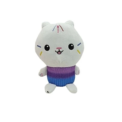 可愛貓形毛絨玩具合適的適用於12,白色