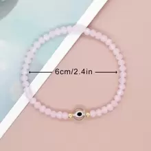 1 Miếng Nhân tạo Pha lê Thiết kế mắt Vòng tay cườm Đối với phụ nữ - Nhiều màu - Xem 3