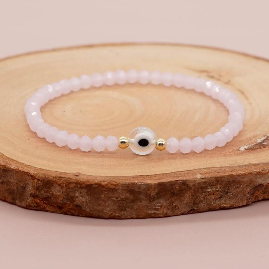 1 Miếng Nhân tạo Pha lê Thiết kế mắt Vòng tay cườm Đối với phụ nữ - Nhiều màu - Xem 1