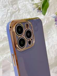 Apple Basic Phone Cases Contrast Frame Phone Case,International Version, Not The Domestic Version - Blue - View 3