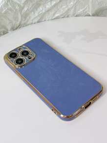 Apple Basic Phone Cases Contrast Frame Phone Case,International Version, Not The Domestic Version - Blue - View 5