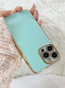 Electroplating Anti-Drop Lens Protection Series Apple Plating Phone Case Waterproof Shockproof Scratch Resistant,International Version, Not The Domestic Version - Green - View 4