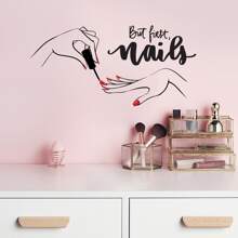 指甲贴墙贴，适用于客厅、卧室、书房、家居装饰、墙壁装饰