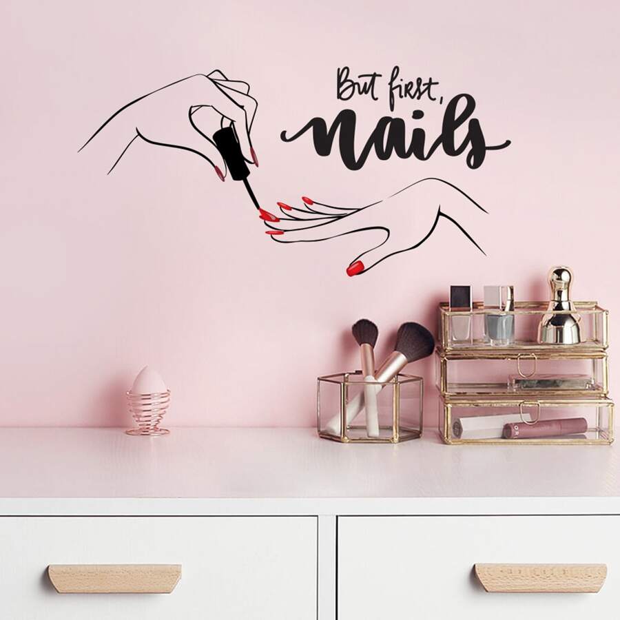 指甲贴墙贴，适用于客厅、卧室、书房、家居装饰、墙壁装饰