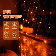 JMEXSUSS Solar String Lights Outdoor Waterproof, 2 Pack 33ft 100 LED Solar Fairy Lights, 8 Modes Copper Wire Solar Garden Lights For Patio Tree Garden Outside Christmas Decorations
