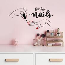 指甲贴墙贴，适用于客厅、卧室、书房、家居装饰、墙壁装饰