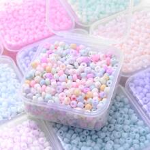 1000Pcs/Box 3mm Charm Czech Glass Macaron Spacer Beads Kit Tool Diy Craft Bracelet Necklace Jewelry Making Diy Craft Needlework Design - 1box- about 1000pcs - View 7