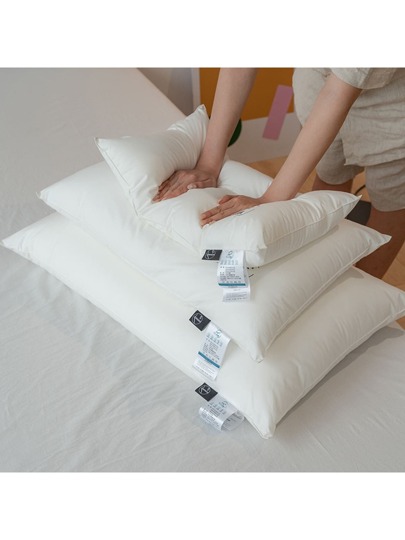 1PC Wit Polyester Fiber Zachte Kussen Core, Ho hold Com Tafel Fine Pillow, Bedding, Inserts, Pillows Bed, Home