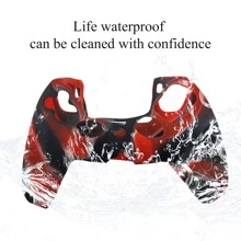 1pc PlayStation 5 Controller Cover, Camouflage Pattern Design, Anti-Slip, Anti-Sweat, Anti-Scratch, Anti-Dust, Enhanced Grip For Gaming - Multicolor - View 3