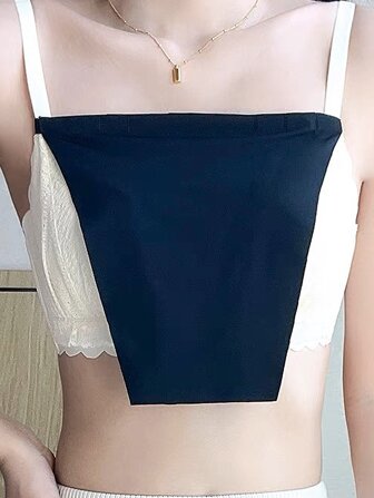 1개 레이디 단색 안티라이트 브라렛 , 3-웨이 컨버터블 버튼 , 히든 단추 , 적합한 일상복