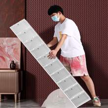 1 Miếng Đơn giản Nhựa Giày Hộp Với Tròn Hố , Hình trái tim Hố Sự phối hợp , Flip Che phủ Và Trong suốt - trắng - Xem 5