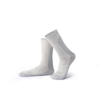 Sports Outdoor 1pair Thickened Gray Skiing Hiking Sports Socks For Autumn/Winter