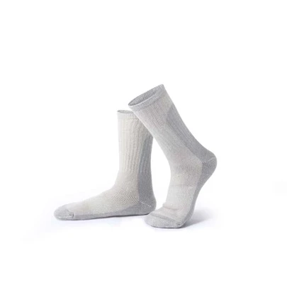 Sports Outdoor 1pair Thickened Gray Skiing Hiking Sports Socks For Autumn/Winter
