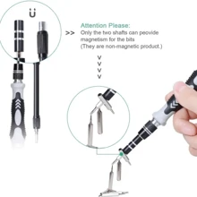 Set de destornilladores de precisión, 138 en 1 kit de herramientas profesional de reparación de computadoras con 117 brocas, compatible con portátil, PC, tableta, iPhone, iPad, PS4, coche RC y electrónica - Gris - Ver 6