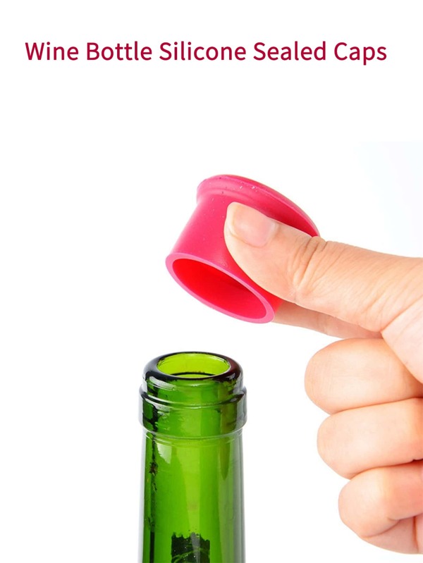 Silicone Red Wine Bottle Cap Sealing Reusable Seasoning Bottle Cap