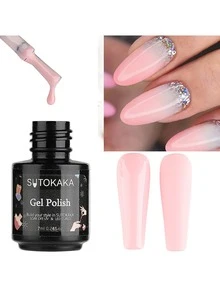Juego de 4 esmaltes de uñas de gel de 0.2 fl oz, color pastel de verano, negro, blanco, plata y oro, kit de gel de uñas con 3 piezas de capa superior y base brillante y mate para decoración de uñas, diseño de salón, regalos de manicura para mujeres y niñas - Multicolor - Ver 2