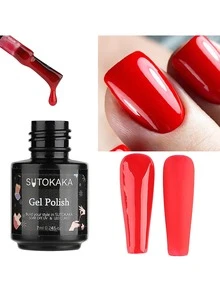 Juego de 4 esmaltes de uñas de gel de 0.2 fl oz, color pastel de verano, negro, blanco, plata y oro, kit de gel de uñas con 3 piezas de capa superior y base brillante y mate para decoración de uñas, diseño de salón, regalos de manicura para mujeres y niñas - Multicolor - Ver 3