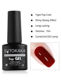 Juego de 4 esmaltes de uñas de gel de 0.2 fl oz, color pastel de verano, negro, blanco, plata y oro, kit de gel de uñas con 3 piezas de capa superior y base brillante y mate para decoración de uñas, diseño de salón, regalos de manicura para mujeres y niñas - Multicolor - Ver 7