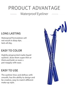 12PCS Neon Liquid Eyeliner Set, Matte Colored Eyeliners Pen, Colorful Waterproof Smudge-Proof Pigmented Graphic Liners Y2K Eye Shadow - 1 bộ - Xem 8