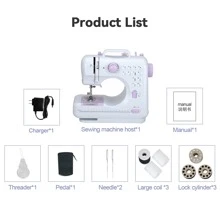 Máquina De Coser Eléctrica Doméstica 505a - Beis - Ver 8