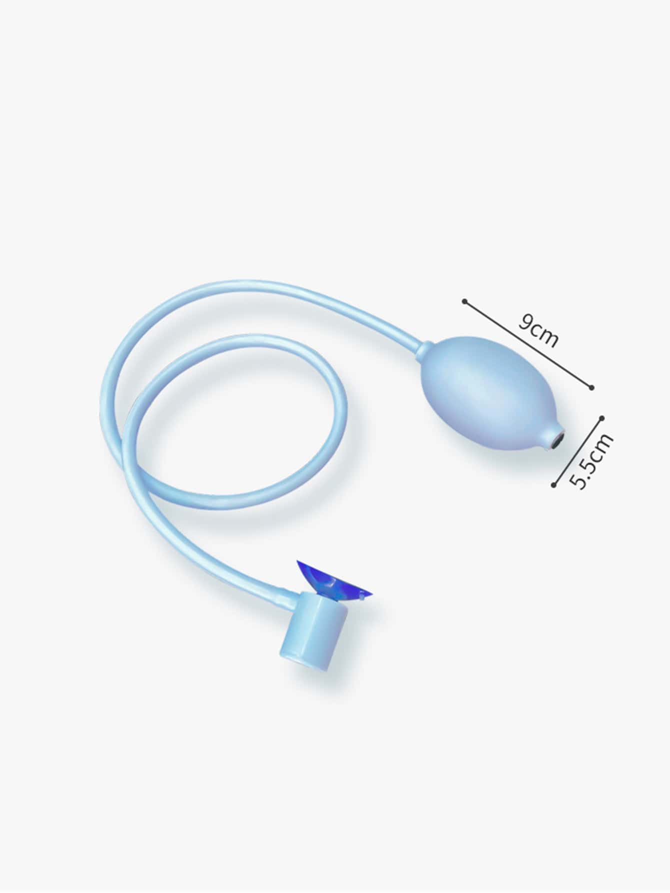 A Bluecolored Flusher With A Spray Head Designed For Pregnant And