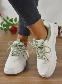 Thoáng khí Thời trang Của phụ nữ Giày thể thao Với Lưới , Linh hoạt Giày thể thao - màu xanh lá - Xem 5
