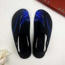 男士沙灘袜鞋,防滑柔軟底部,快乾防水鞋適用於海灘、水上公園、徒步旅行、游泳鞋、水中赤腳鞋 - 深色水洗藍 - 查看 5