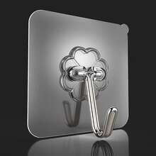 10入組廚房牆上自粘掛鉤,不用釘金屬鉤子的黏貼式掛鉤,掛重物掛毛巾衣服杯鉤等浴室用品