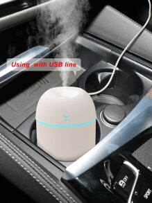 迷你USB220ml車加濕器 - 白色 - 查看 12
