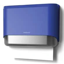 INTERHASA Wall-Mounted Tissue Box For Hand Towels, Paper Towels In Restrooms, Kitchens, Commercial And Household Use No-Drill, Bathroom Accessory - Blue - View 1