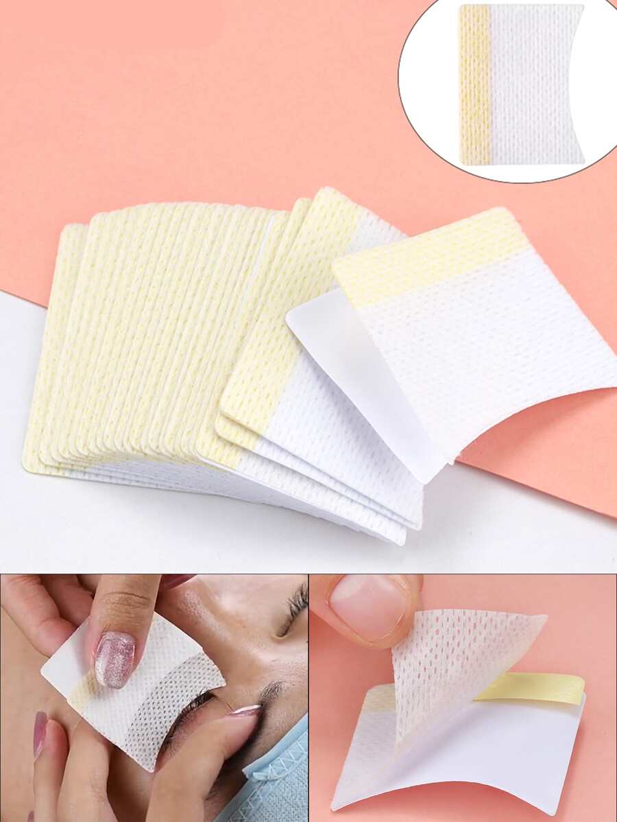 HMQ beauty 40 miếng đệm nối mi, miếng đệm tẩy mi, miếng dán hỗ trợ ghép mi, dụng cụ trang điểm mi