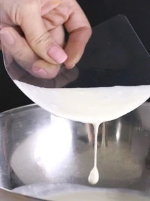 5/10/15/20pcs Transparent Plastic Cake Scraper, Baking Decorating Tools Plastic Transparent Soft Scraper Spatula Cake Cream Leveling Board Round Edge Shaping Knife - Clear - View 2
