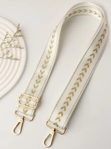 125CM Dây đeo Đối với Túi Dây đeo vai Đối với Cái túi Trang trí Vàng Màu sắc Mũi tên Có thể điều chỉnh Túi xách tay Móc áo Ví Túi thắt lưng Dây đai Cái túi Tay cầm - trắng - Xem 3