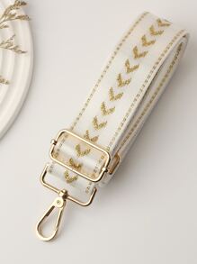 125CM Dây đeo Đối với Túi Dây đeo vai Đối với Cái túi Trang trí Vàng Màu sắc Mũi tên Có thể điều chỉnh Túi xách tay Móc áo Ví Túi thắt lưng Dây đai Cái túi Tay cầm - trắng - Xem 4