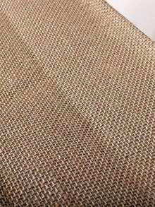 粗麻布托特包,可重複使用亚麻雜貨店購物袋,輕便收納手袋適合旅行海灘 - 卡其色 - 查看 4